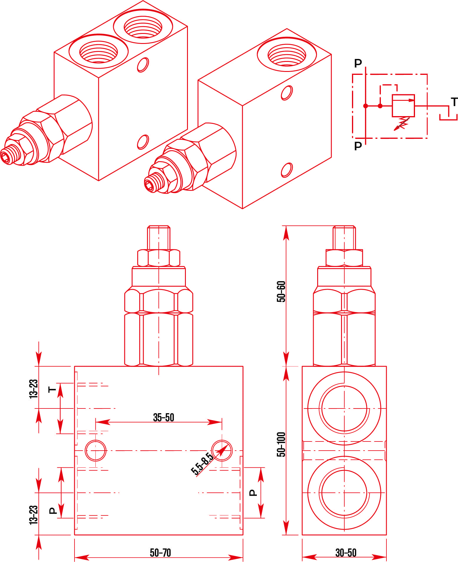 CBF Relief Valve 3 Port