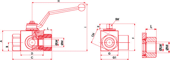 Gemels 3 Way Ball Valves - Image 2