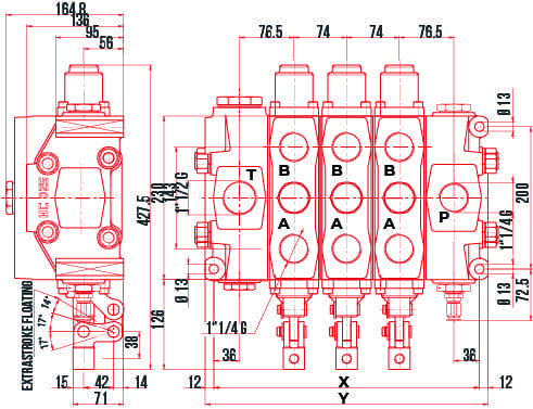 Hydrocontrol HC-D25 Sectional Control Valve - Image 2