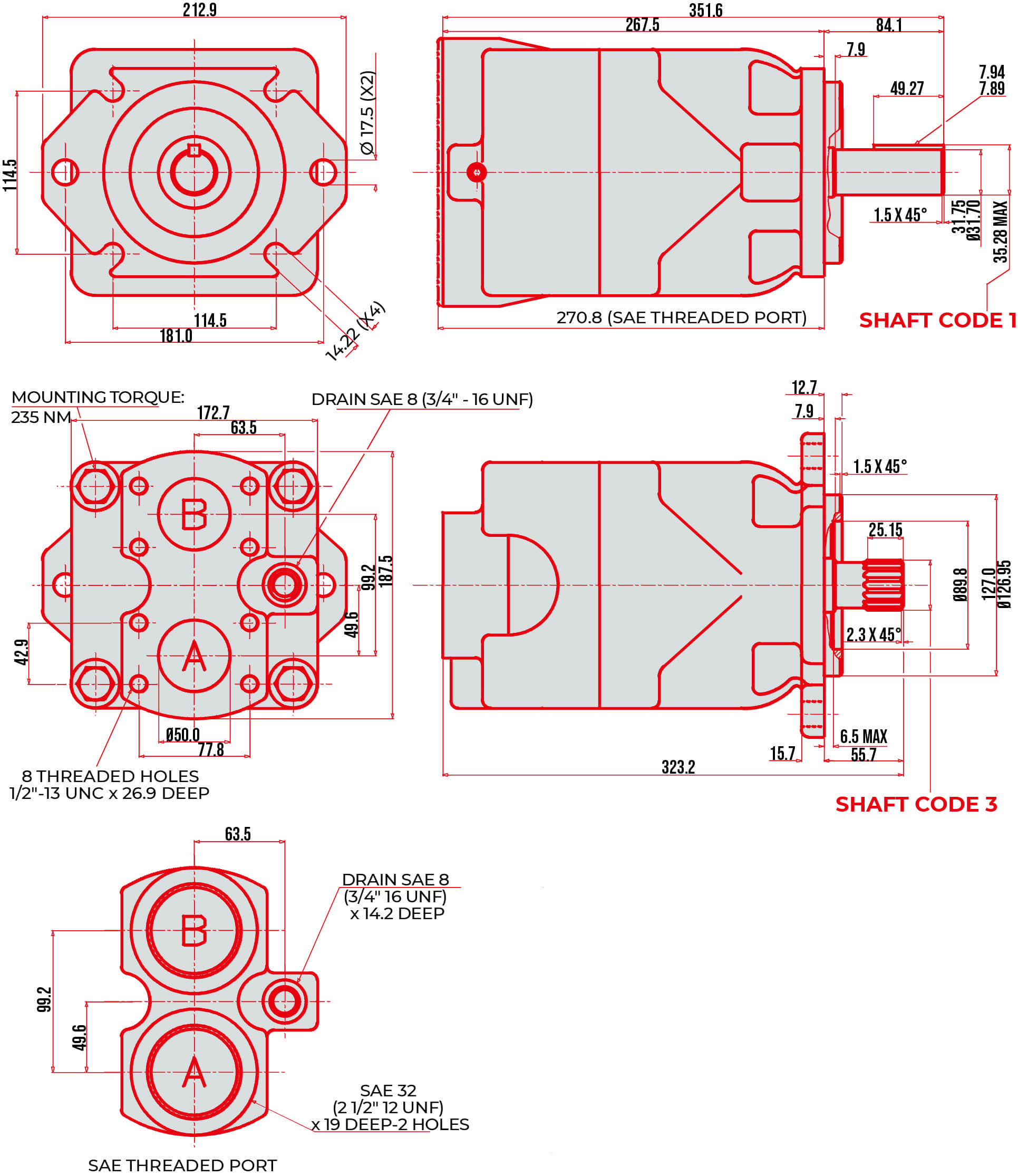 M4E Hydraulic Vane Motor - Image 2