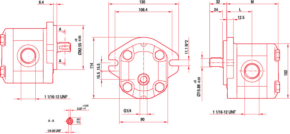 Marzocchi Gear Motor Group 2 SAE - Image 2