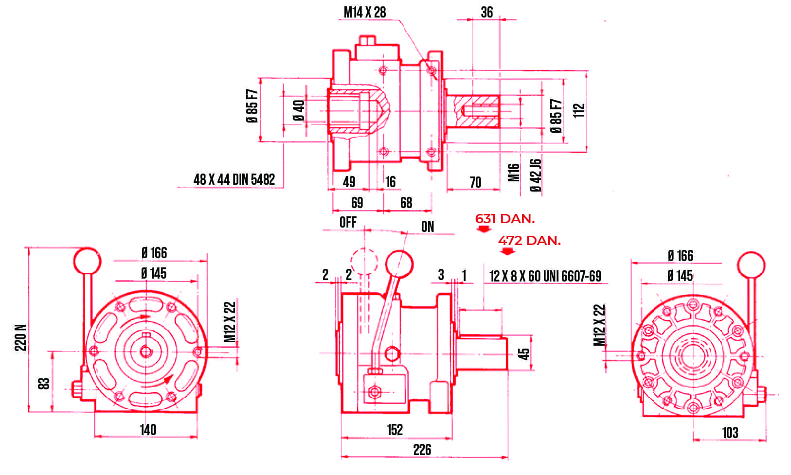 BORELLI MECHANICAL CLUTCH SAE B MOUNT - Image 2