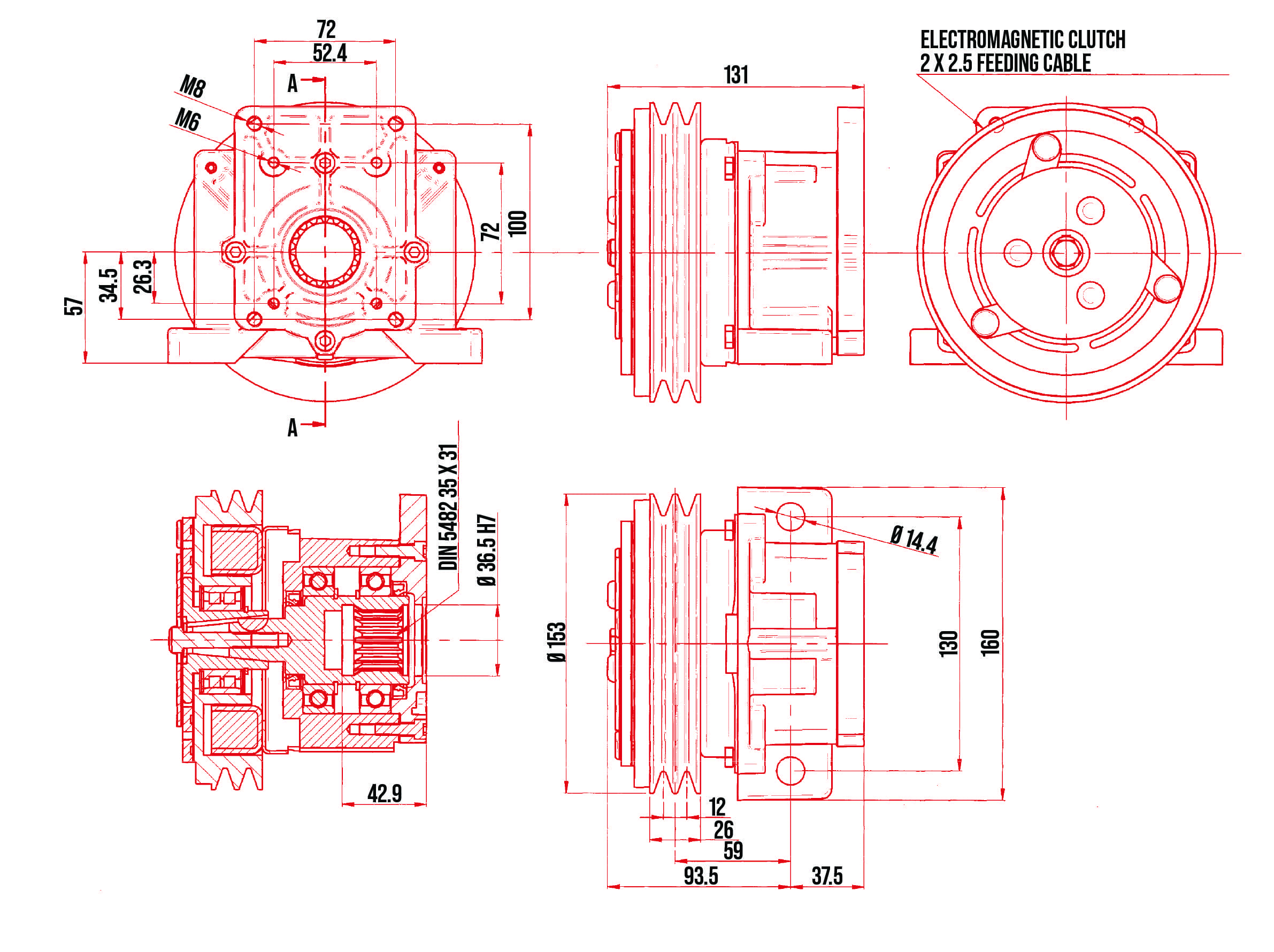 BORELLI ELECTROMAGNETIC CLUTCH - Image 2