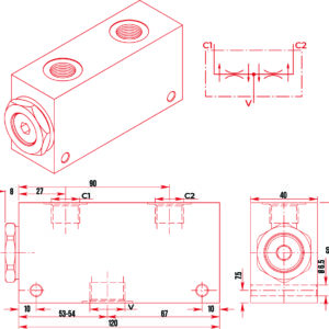 CBF Flow Divider Combiners