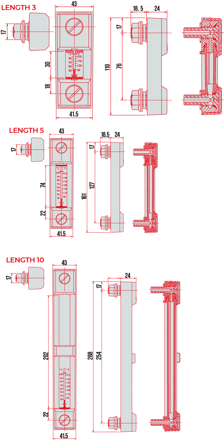 PARKER LEVEL AND TEMPERATURE INDICATORS - Image 2