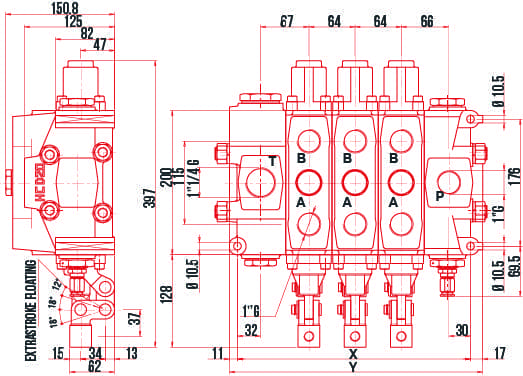 Hydrocontrol HC-D20 Sectional Control Valve - Image 2
