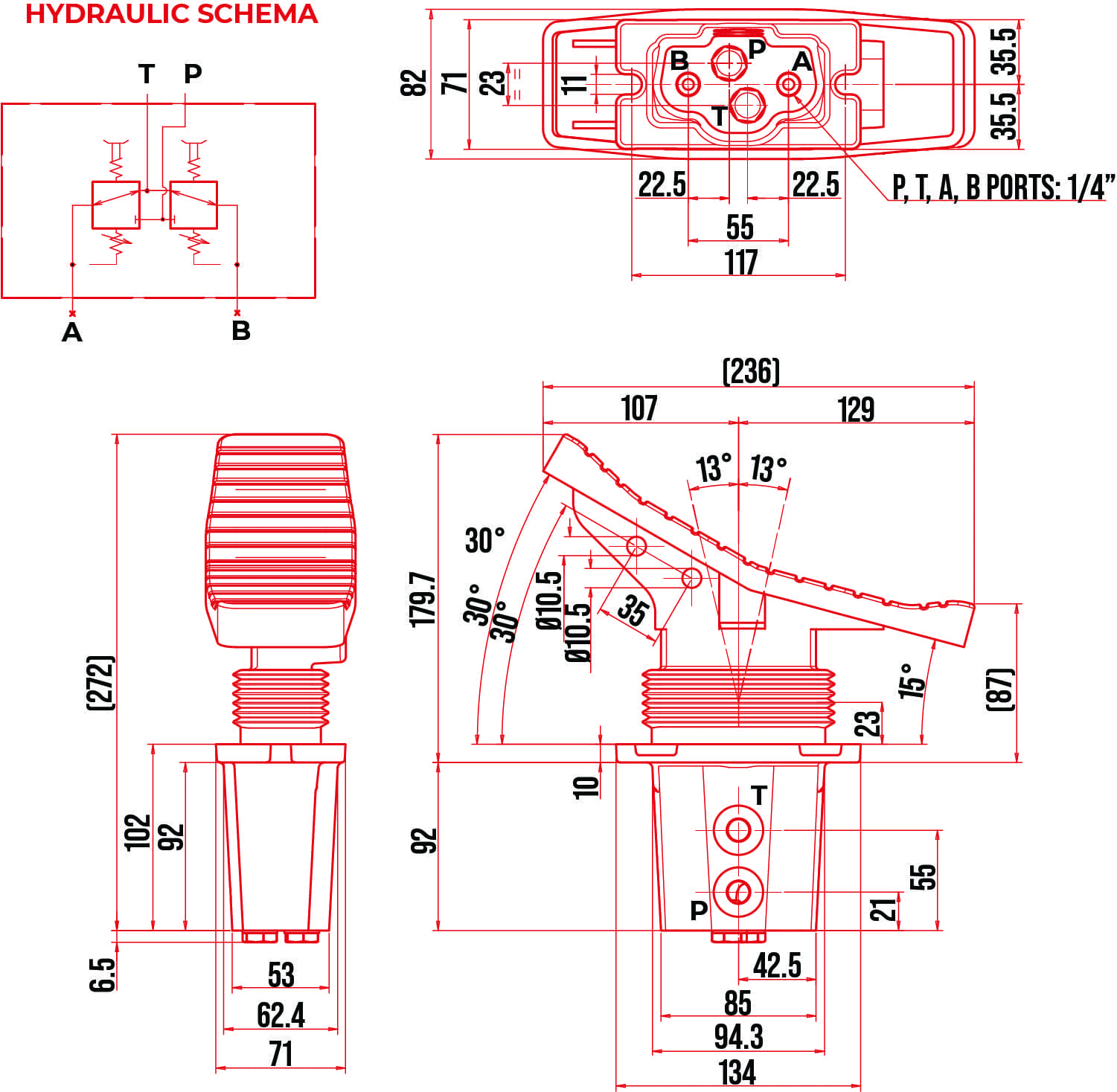 Hydrocontrol Hydraulic Foot Pedals - Image 4