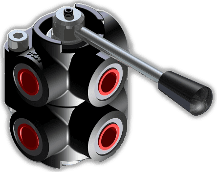 HV Hydraulic 6 Way Rotary Diverter Valves